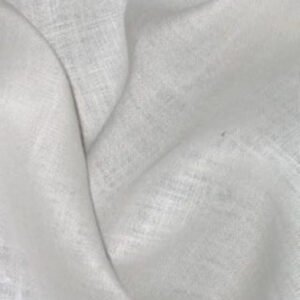 100% pure linen fabric white colour for living room curtains / home decor and bedspreads 115 inches wide /292 cms width [15289]