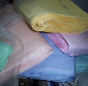 100% cotton organdy fabric pastel colours 44" wide - The Fabric Factory