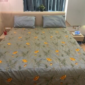 Embroidered Pure silk Dupioni duvet