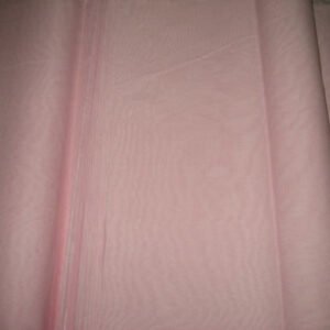 Baby Pink cotton organdy fabric 44 medium finish