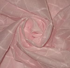 100% Cotton Organdy Light Pink with Pintucks Fabric 44 wide sold by the yard [1557]